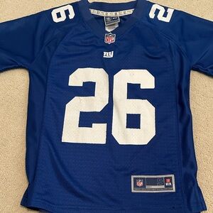 NFL NY Giants Blue Jersey Saquon Barkley